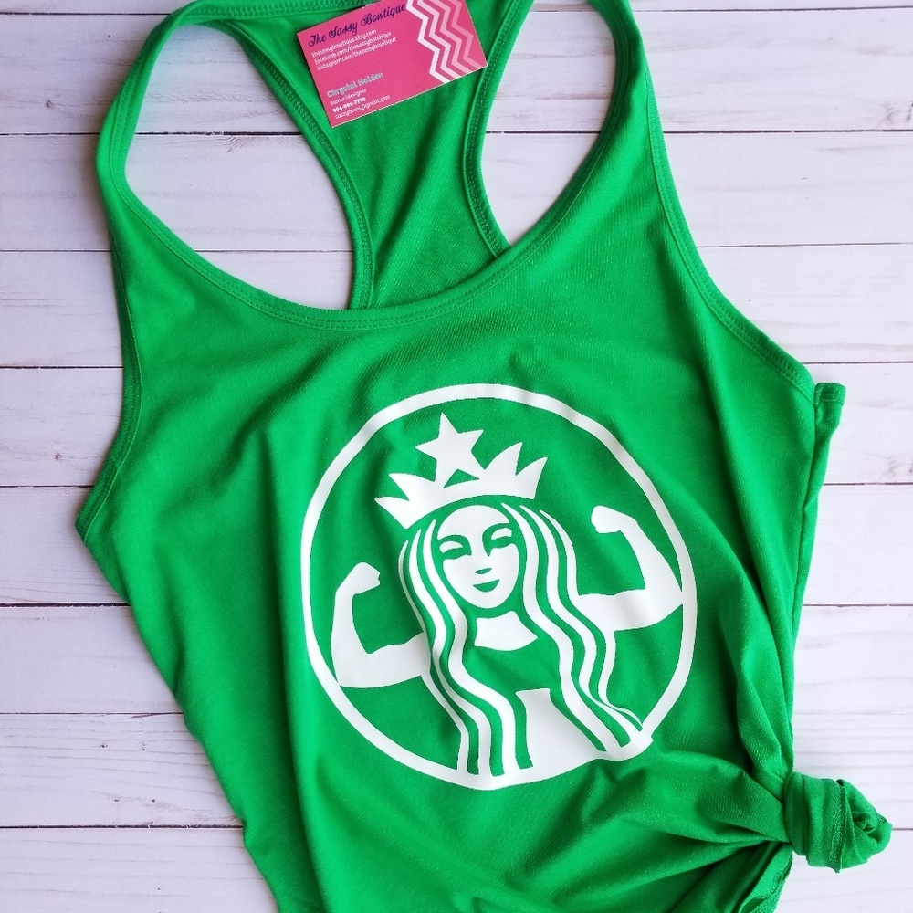 Coffee and Muscles workout tank